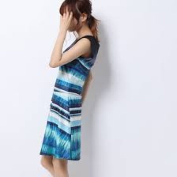 Desigual Flared Sleeveless Dress Size L Large NWT New With Tags Lined - Picture 3 of 7